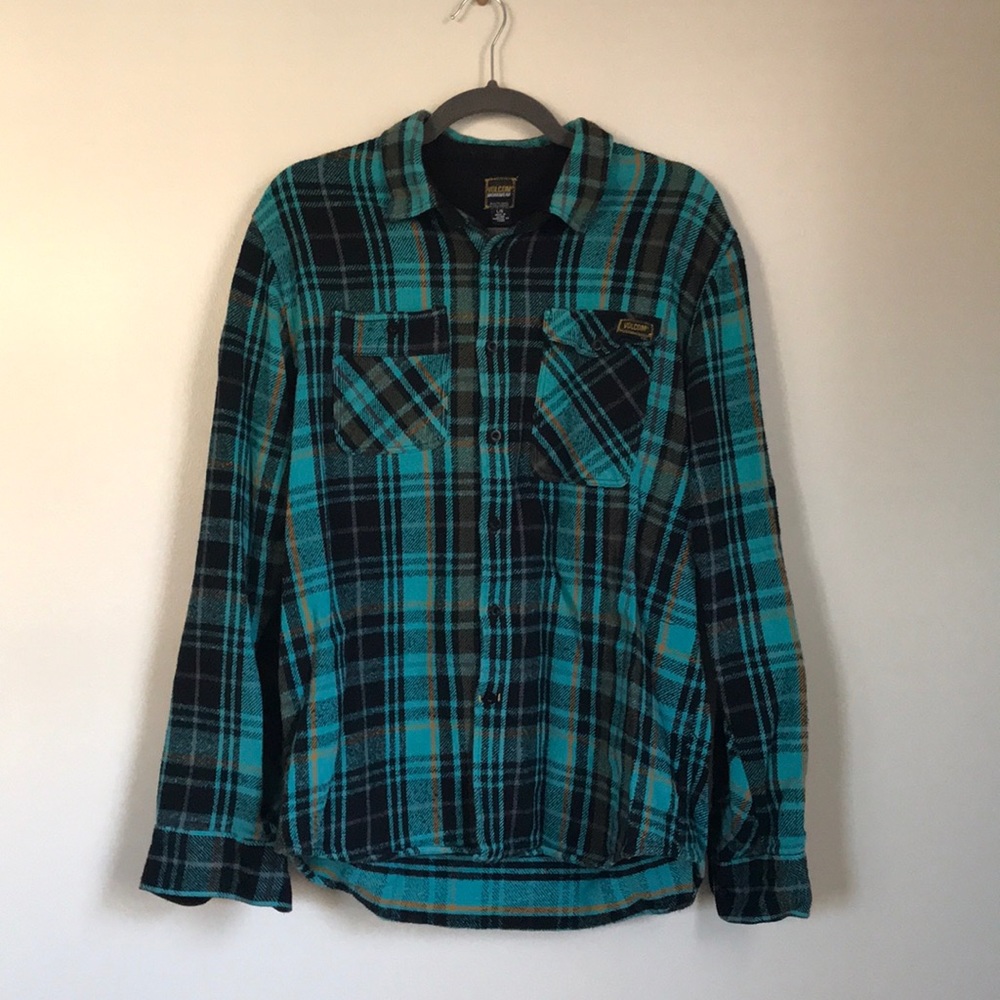 Volcom men’s flannel Large